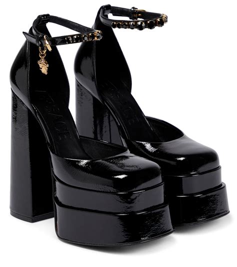 versace black shoes with medusa|versace shoes clearance.